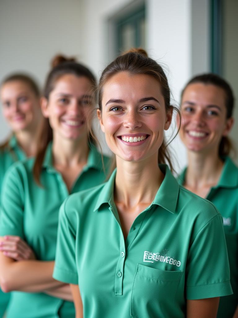Das Edelweiss Gleam Reinigungsteam
